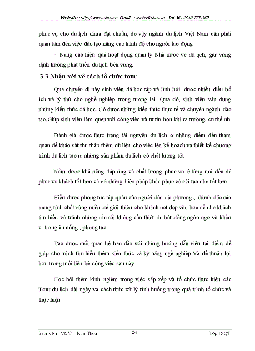 image for page Khảo sát tuyến điểm du lịch