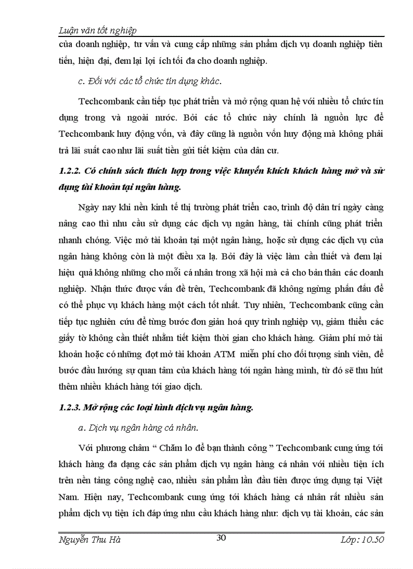 image for page Giải pháp nâng cao chất lượng công tác huy động vốn tại Hội sở ngânhàng NHTMCP Kỹ Thương TechcomBank VN Chi nhánh Hà Nội