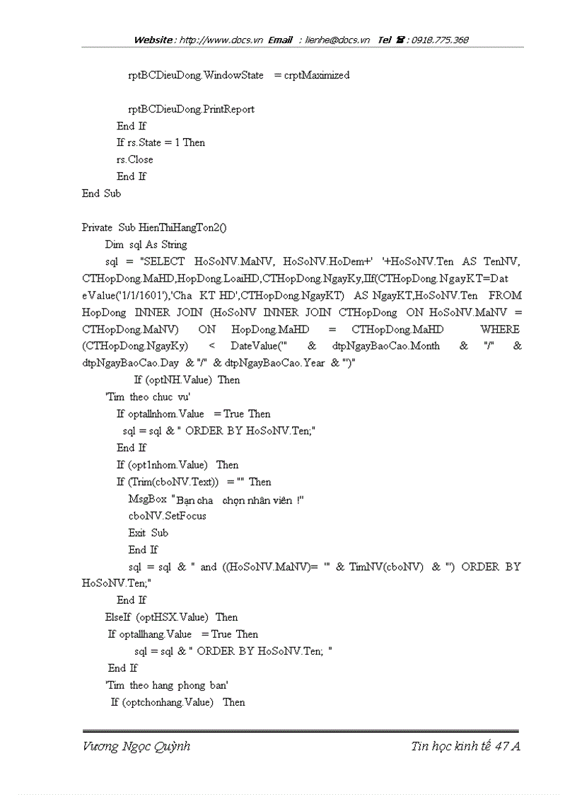 image for page Xây dựng hệ thống thông tin quản lý nhân sự tại Công ty CP xây dựng Vinaconex
