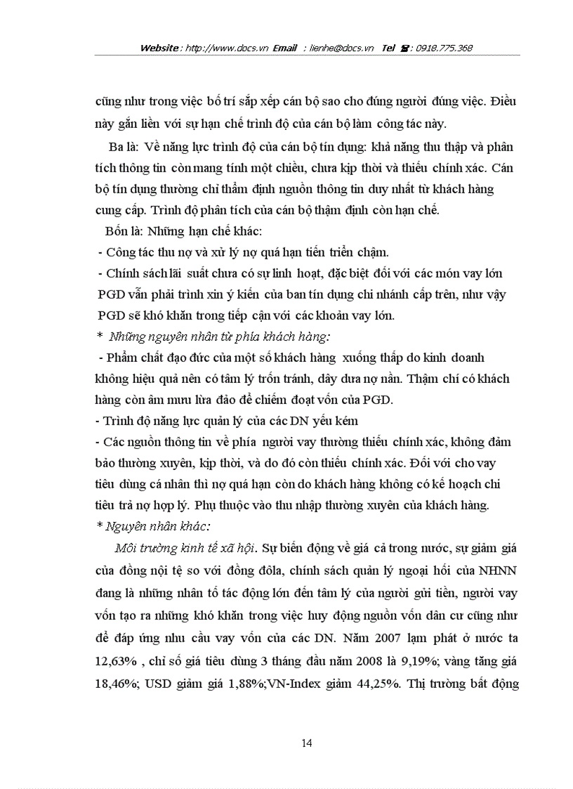 image for page Báo cáo Tại ngânhàng NHTMCP các Doanh nghiệp Ngoài Quốc doanh VPBank Hai Bà Trưng lt NHa gt