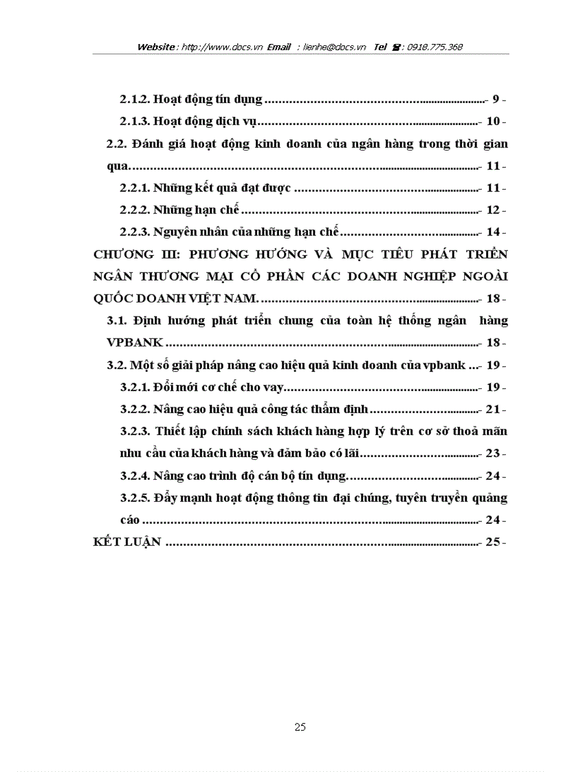 image for page Báo cáo Tại ngânhàng NHTMCP các Doanh nghiệp Ngoài Quốc doanh VPBank Hai Bà Trưng lt NHa gt