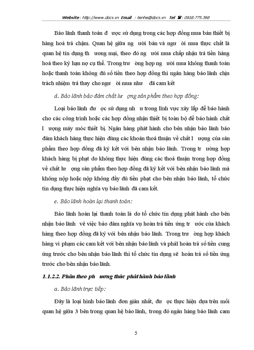 image for page Giải pháp nâng cao chất lượng bảo lãnh tại chi nhánh ngânhàng NHĐT PT BIDV HN