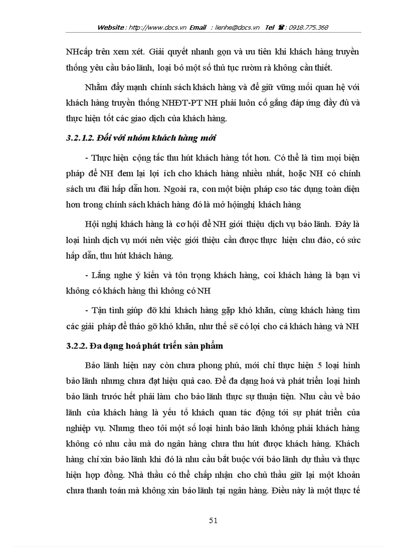 image for page Giải pháp nâng cao chất lượng bảo lãnh tại chi nhánh ngânhàng NHĐT PT BIDV HN