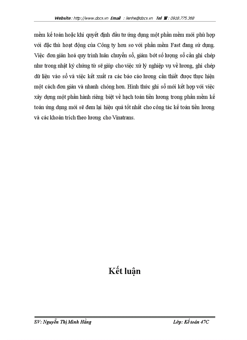 image for page Một số ý kiến đóng góp nhằm hoàn thiện công tác kế toán tiền lương và các khoản trích theo lương tại Công ty Cổ phần giao nhận vận tải ngoại thương VI