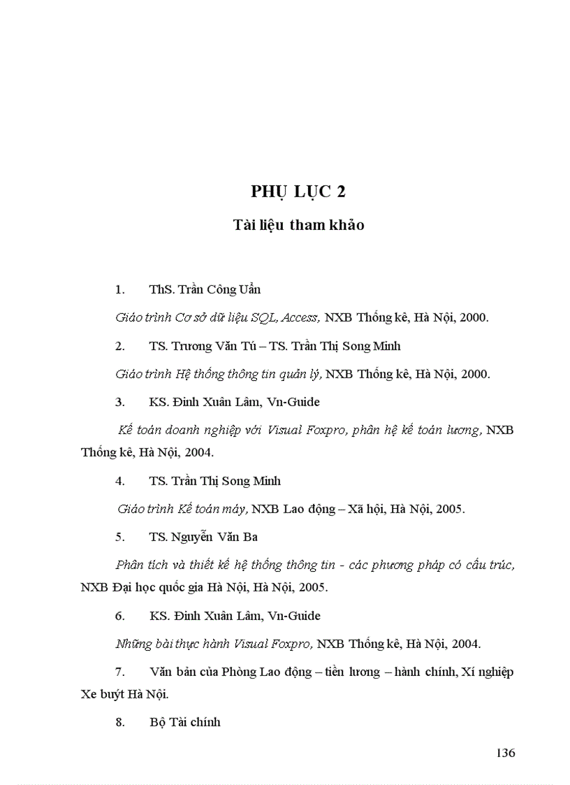 image for page Phân tích thiết kế và xây dựng hệ thống tính lương cho Xí nghiệp Xe buýt Hà Nội