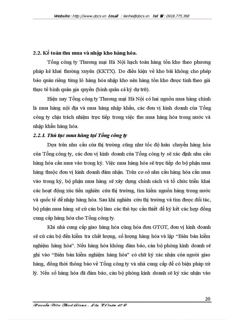 image for page Hoàn thiện kế toán bán hàng và xác định kết quả bán hàng tại Tổng công ty Thương mại Hà NộiMỤC LỤC LỜI MỞ ĐẦU 1 CHƯƠNG I TỔNG QUAN CHUNG VỀ TỔNG CÔN