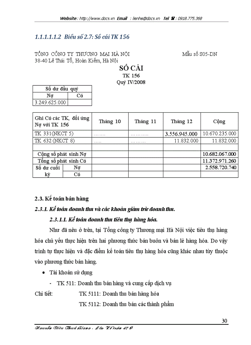 image for page Hoàn thiện kế toán bán hàng và xác định kết quả bán hàng tại Tổng công ty Thương mại Hà NộiMỤC LỤC LỜI MỞ ĐẦU 1 CHƯƠNG I TỔNG QUAN CHUNG VỀ TỔNG CÔN