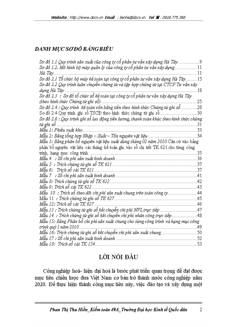 image for page Đặc điểm tổ chức kế toán và đánh giá thực trạng tổ chức kế toán tại Công ty cổ phần tư vấn xây dựng Hà Tây