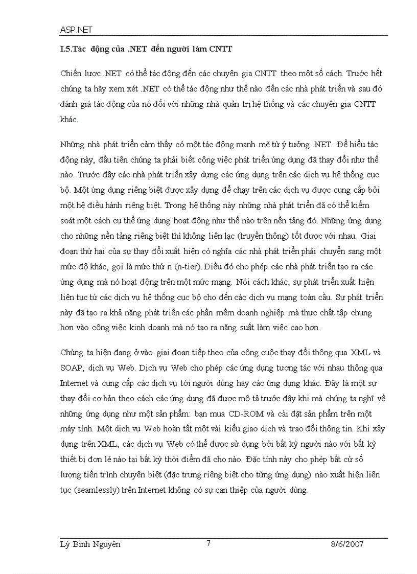 image for page Nghiên cứu ngôn ngữ lập trình ASP NET