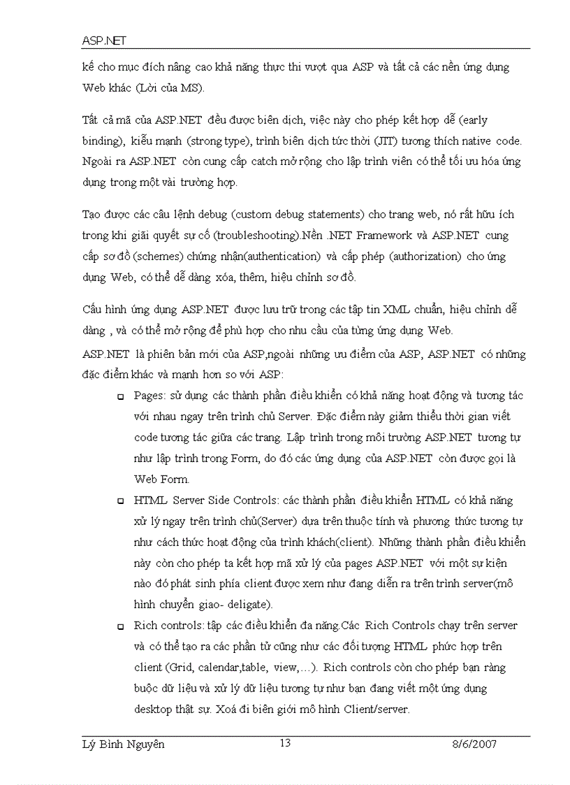 image for page Nghiên cứu ngôn ngữ lập trình ASP NET