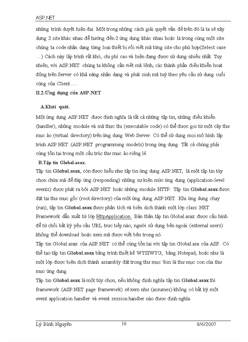 image for page Nghiên cứu ngôn ngữ lập trình ASP NET