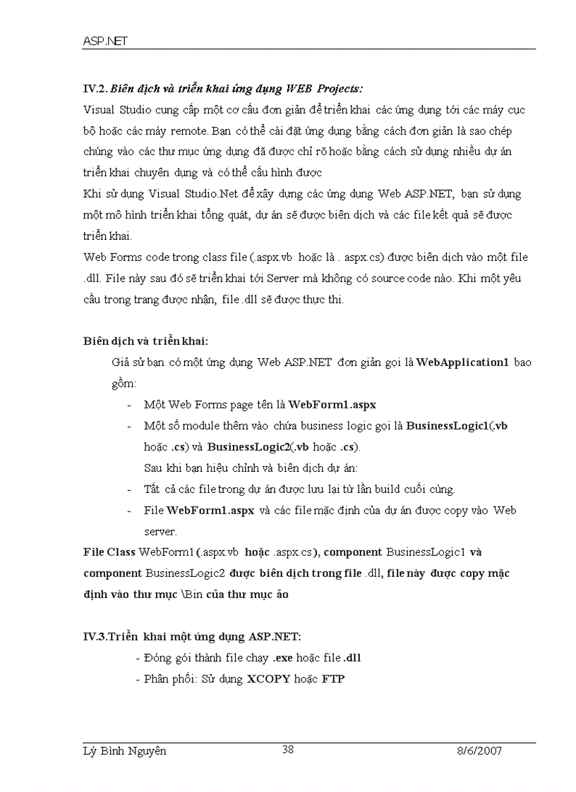 image for page Nghiên cứu ngôn ngữ lập trình ASP NET