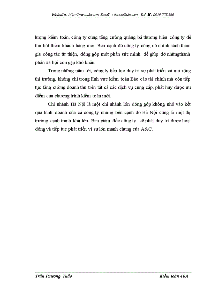 image for page Giới thiệu tổng quan về A C và chi nhánh Hà Nội cũng như quá trình hoạt động kinh doanh của công ty trong giai đoạn mới