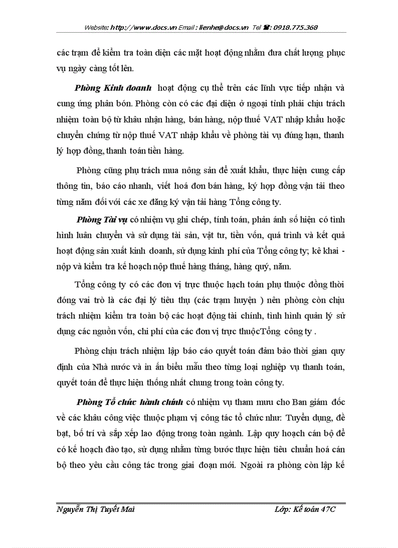 image for page Hoàn thiện kế toán lưu chuyển hàng hóa và xác định kết quả kinh doanh tại Tổng công ty CP Vật tư Nông nghiệp Nghệ An