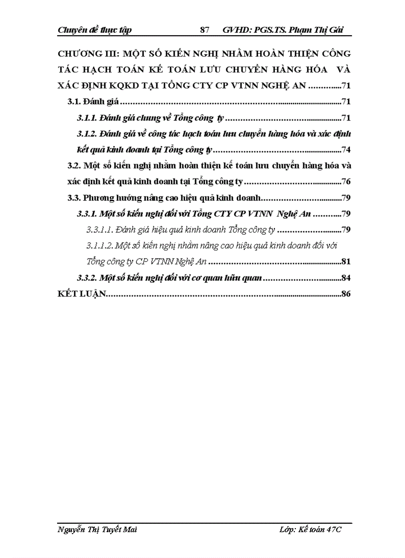 image for page Hoàn thiện kế toán lưu chuyển hàng hóa và xác định kết quả kinh doanh tại Tổng công ty CP Vật tư Nông nghiệp Nghệ An
