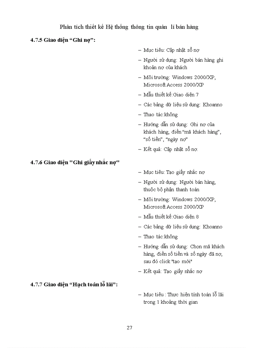 image for page Phân tích thiết kế Hệ thống thông tin quản lí bán hàng