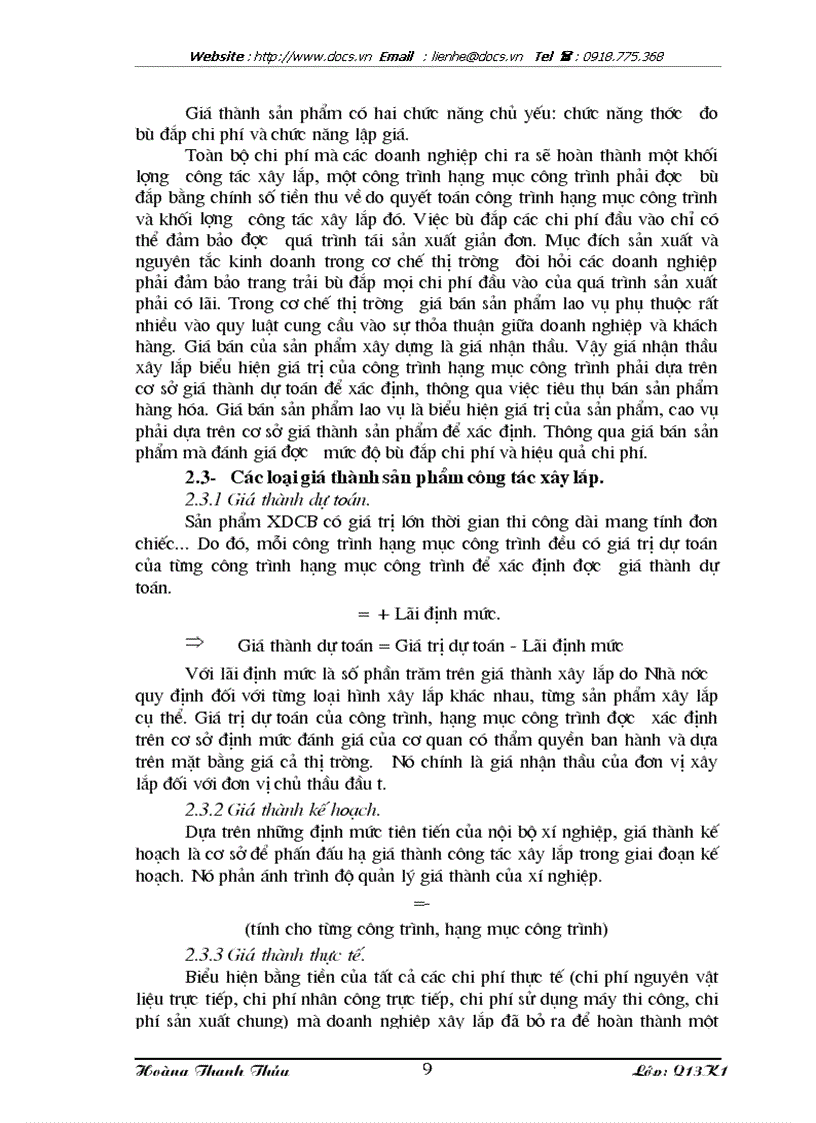 image for page Hoàn thiện kế toán chi phí sản xuất và tính giá thành sản phẩm xây lắp tại Công ty Cổ phần Tu tạo và Phát triển nhà