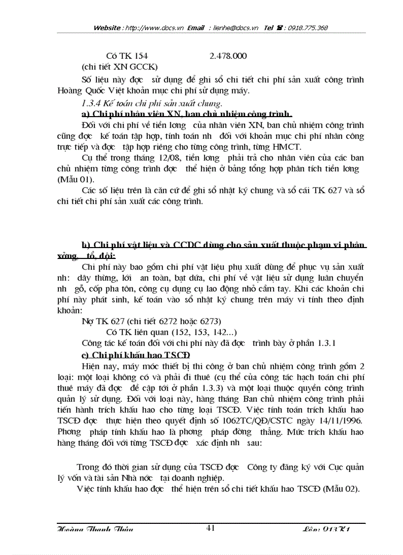 image for page Hoàn thiện kế toán chi phí sản xuất và tính giá thành sản phẩm xây lắp tại Công ty Cổ phần Tu tạo và Phát triển nhà