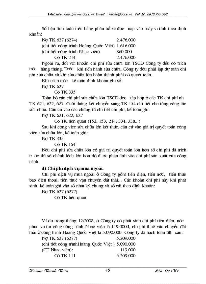 image for page Hoàn thiện kế toán chi phí sản xuất và tính giá thành sản phẩm xây lắp tại Công ty Cổ phần Tu tạo và Phát triển nhà