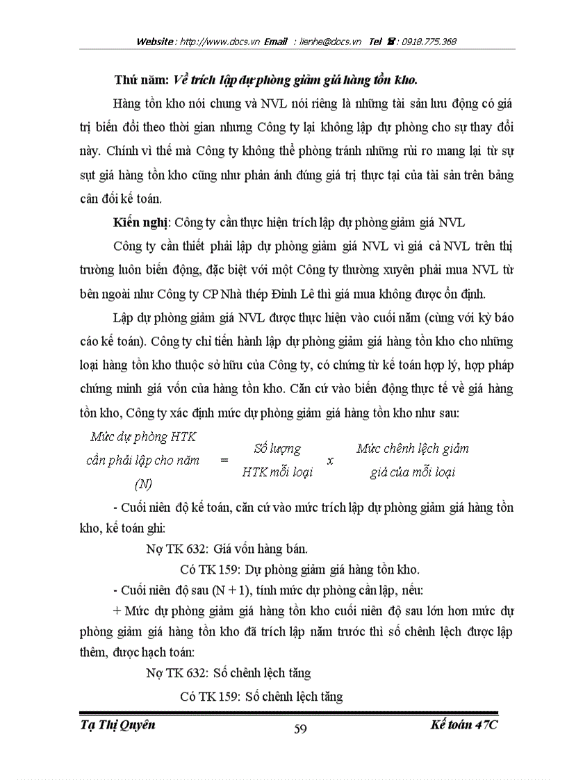 image for page Thực trạng kế toán Nguyên ật liệu tại công ty CP nhà thép Đinh Lê