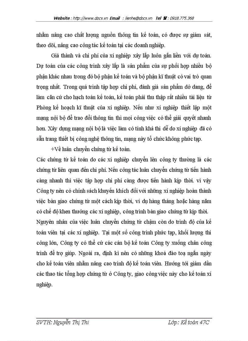 image for page Hoàn thiện hạch toán chi phí sản xuất và tính giá thành sản phẩm xây lắp tại xí nghiệp xây lắp số 1 Hà Nội