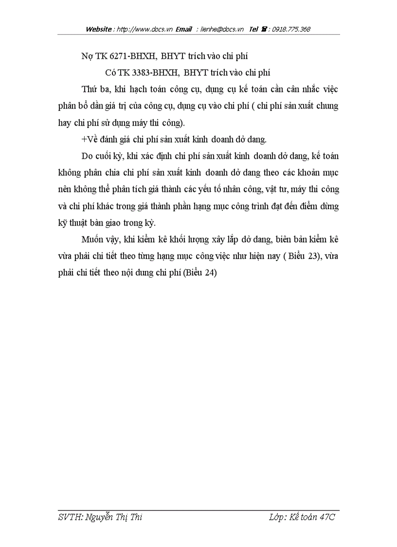 image for page Hoàn thiện hạch toán chi phí sản xuất và tính giá thành sản phẩm xây lắp tại xí nghiệp xây lắp số 1 Hà Nội