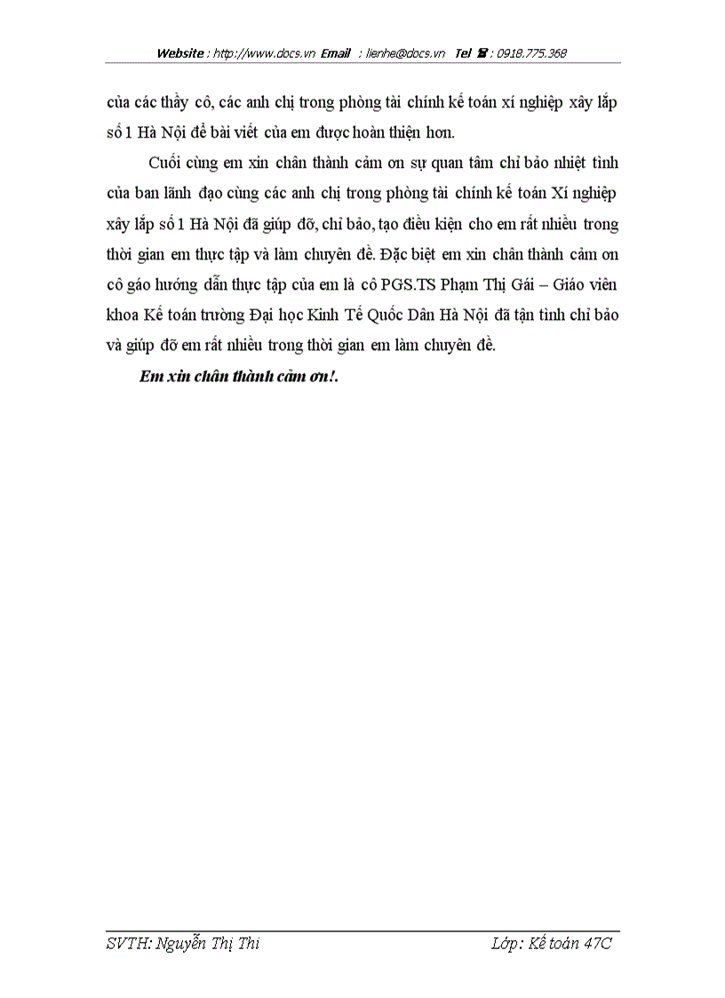 image for page Hoàn thiện hạch toán chi phí sản xuất và tính giá thành sản phẩm xây lắp tại xí nghiệp xây lắp số 1 Hà Nội