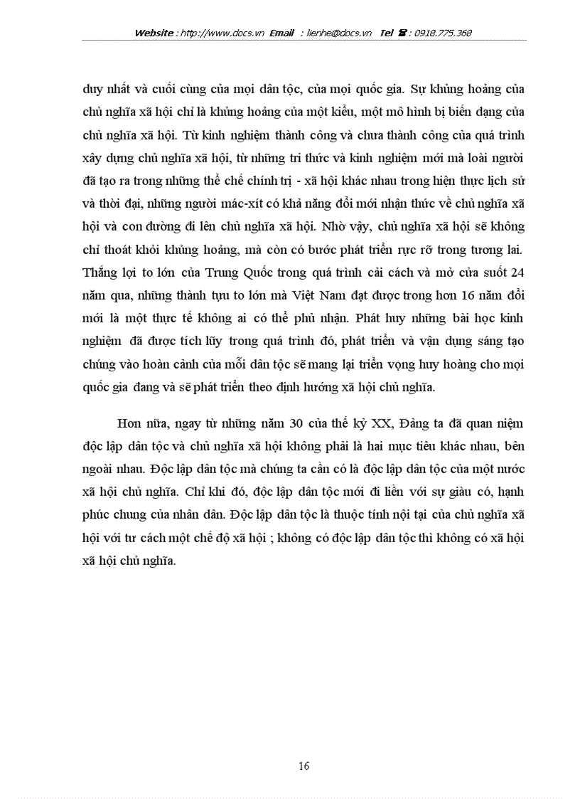 image for page Độc lập dân tộc gắn liền với chủ nghĩa xã hội theo tư tưởng hồ chí minh