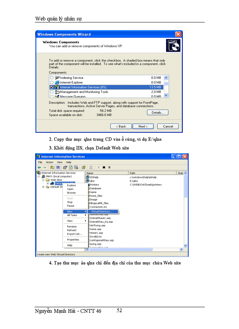 image for page Web quản lý nhân sự