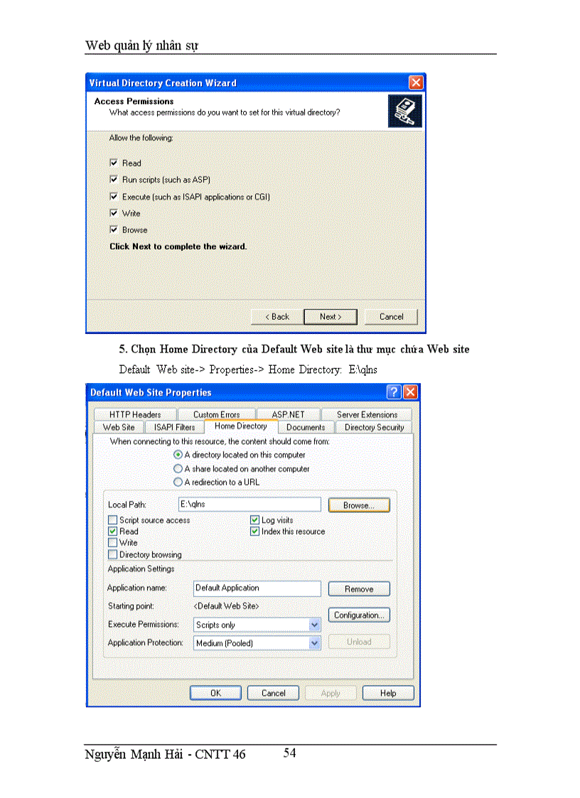 image for page Web quản lý nhân sự