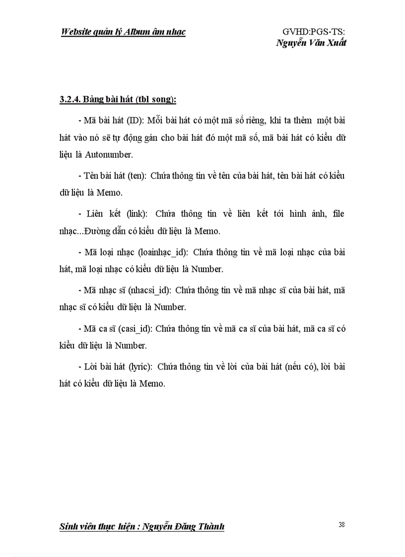 image for page Website quản lý Album âm nhạc