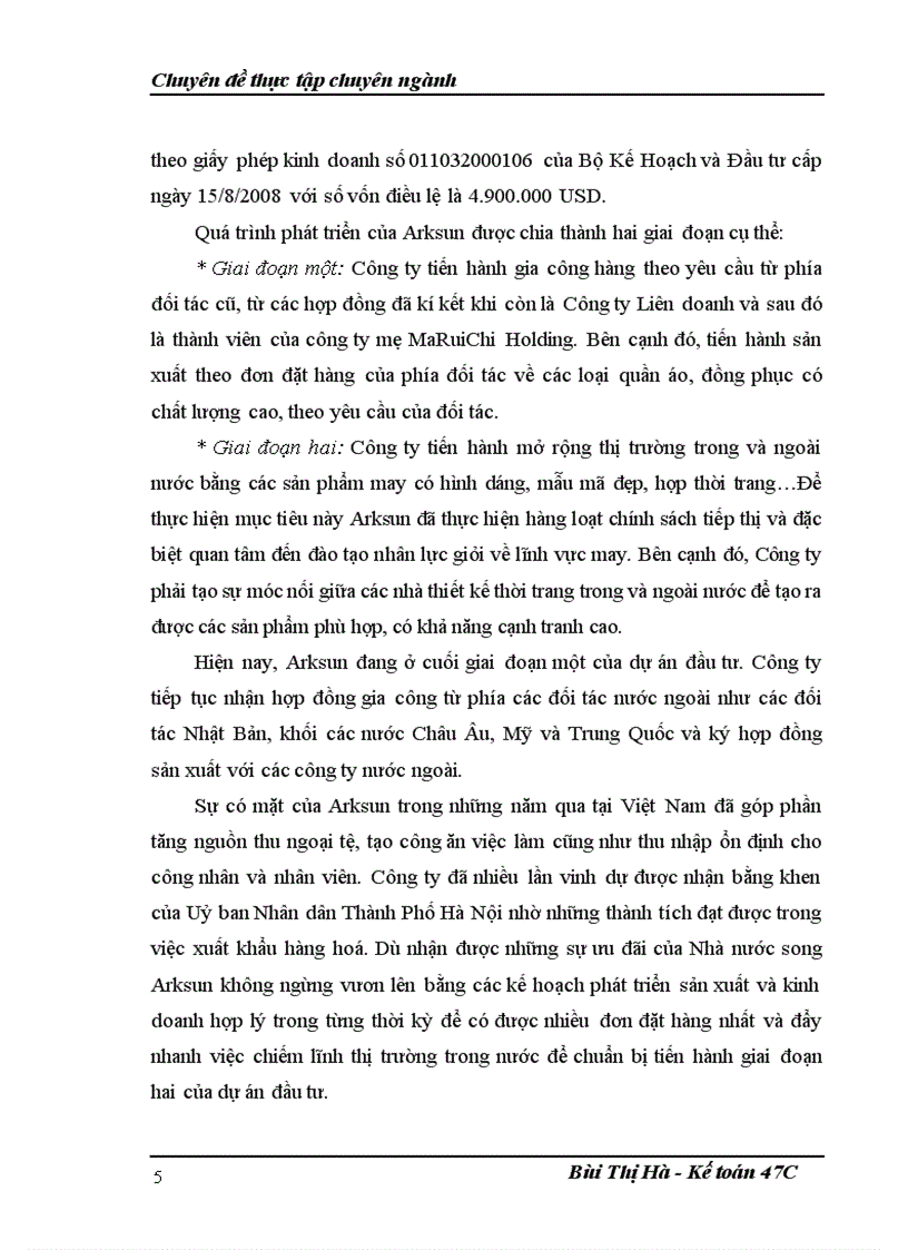image for page Hoàn thiện hạch toán tiêu thụ thành phẩm và xác định kết quả tiêu thụ thành phẩm tại Công ty Cổ phần Arksun Việt Nam