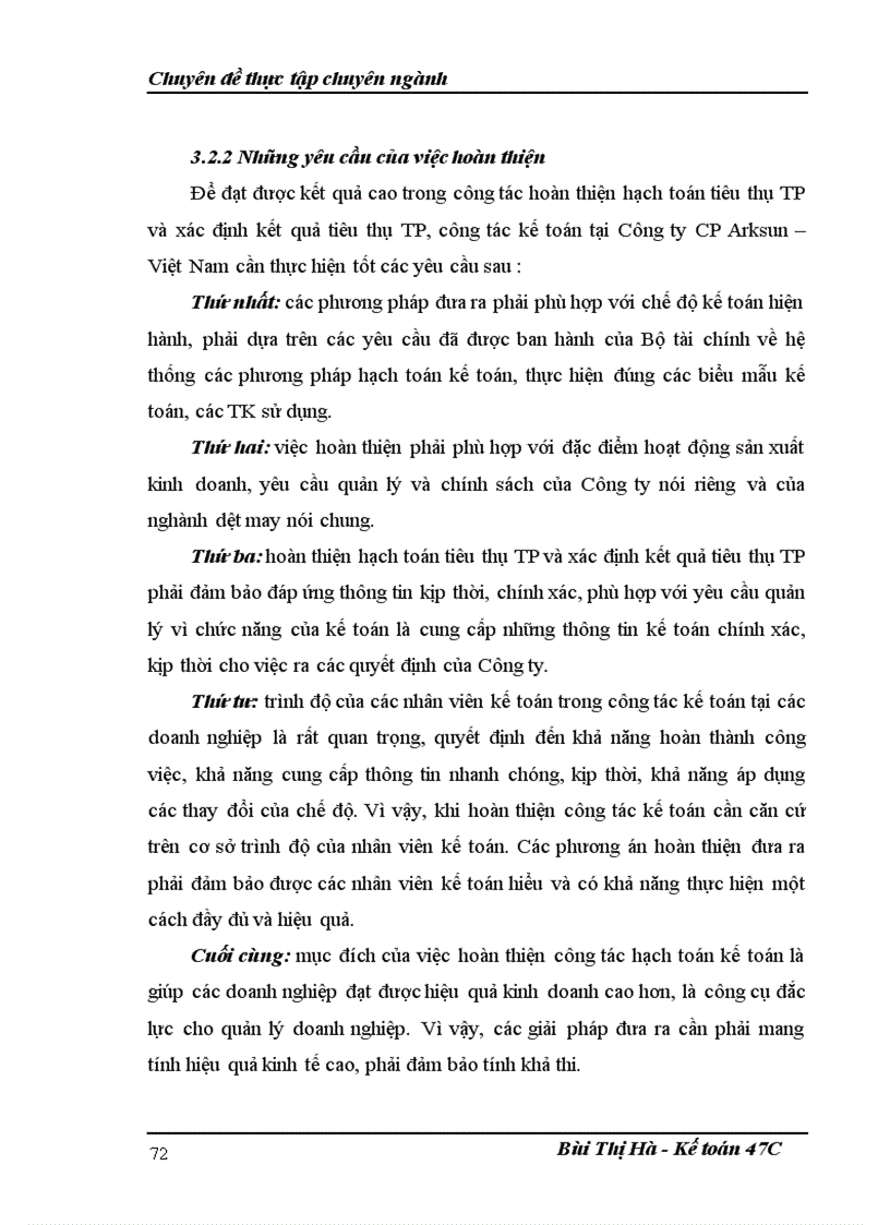 image for page Hoàn thiện hạch toán tiêu thụ thành phẩm và xác định kết quả tiêu thụ thành phẩm tại Công ty Cổ phần Arksun Việt Nam