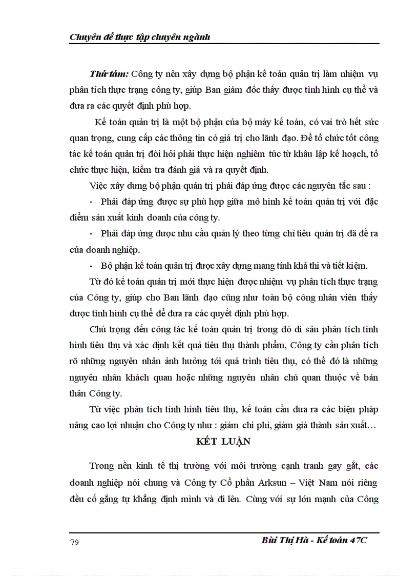 image for page Hoàn thiện hạch toán tiêu thụ thành phẩm và xác định kết quả tiêu thụ thành phẩm tại Công ty Cổ phần Arksun Việt Nam