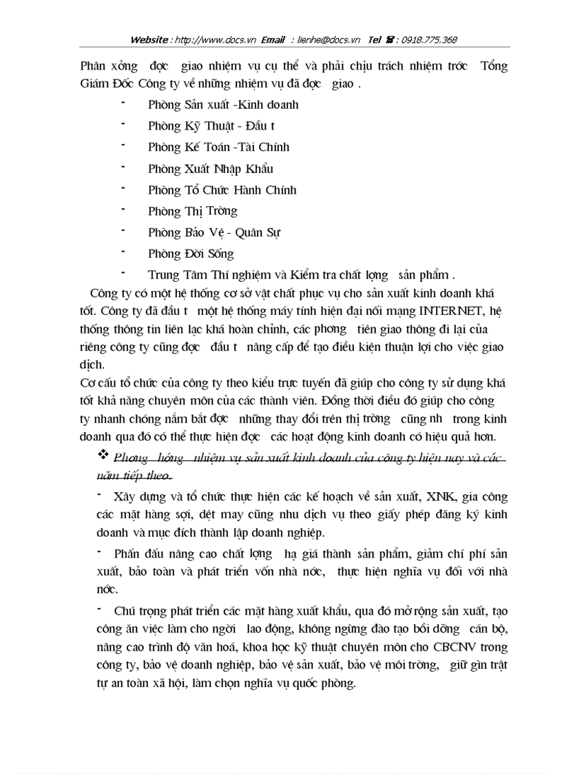 image for page Tại Công ty dệt may Hà Nội