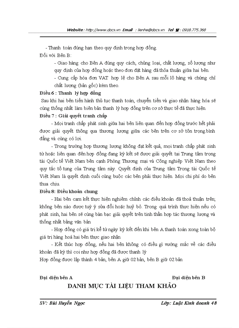image for page Chế độ pháp lý về giao kết thực hiện hợp đồng mua bán hàng hoá và thực tiễn áp dụng tại Công ty TNHH hỗ trợ kỹ thương Lê và Vũ