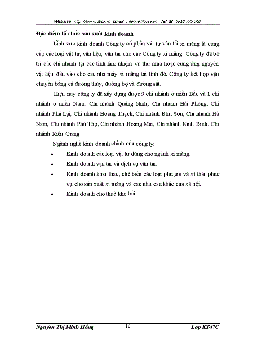 image for page Hoàn thiện công tác kế toán bán hàng và xác định kết quả tiêu thụ tại công ty cổ phần vật tư vận tải xi măng