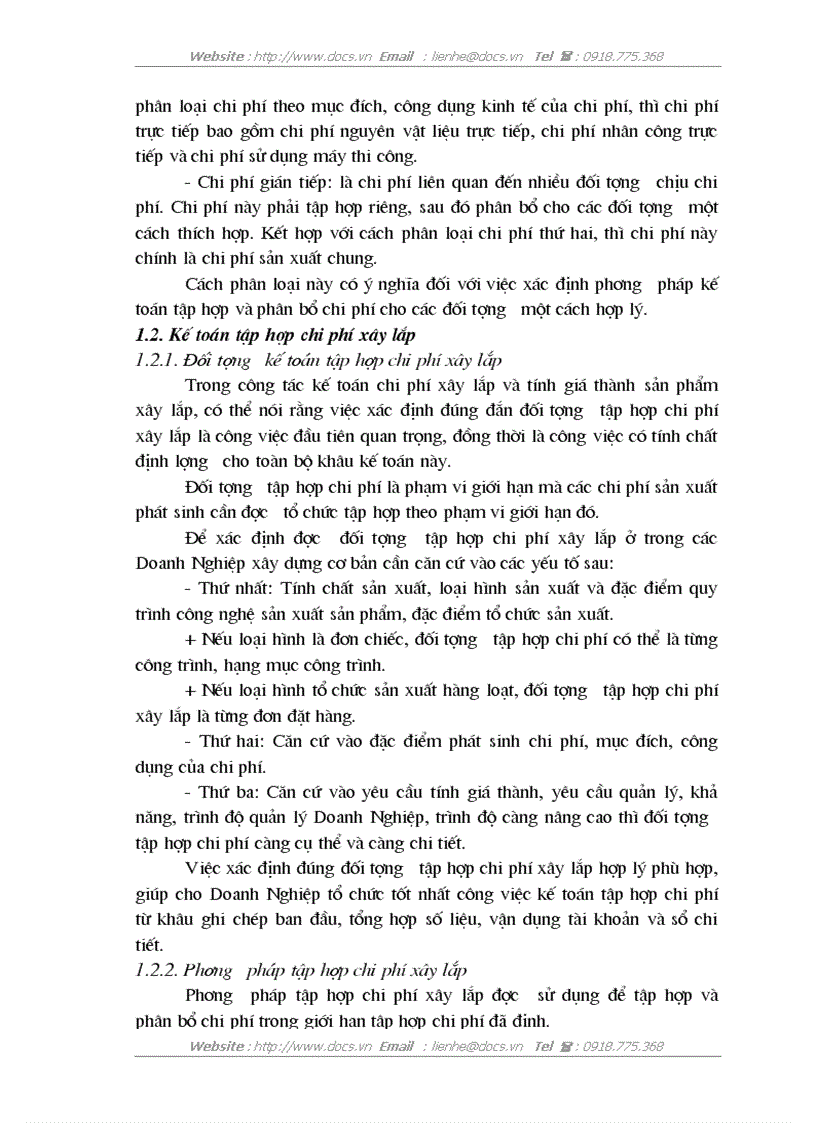 image for page Hoàn thiện kế toán chi phí sản xuất và tính giá thành sản phẩm xây lắp tại Công ty xây dựng cấp thoát nước và hạ tầng kỹ thuật