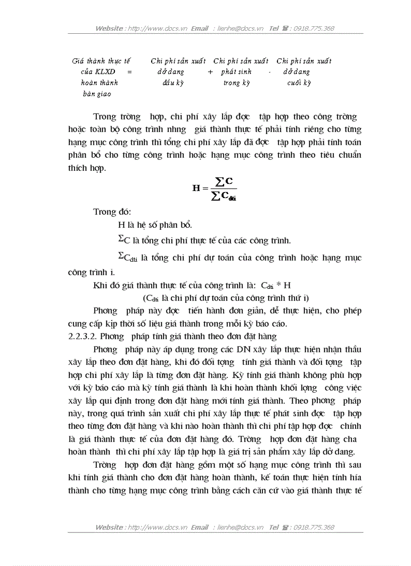 image for page Hoàn thiện kế toán chi phí sản xuất và tính giá thành sản phẩm xây lắp tại Công ty xây dựng cấp thoát nước và hạ tầng kỹ thuật