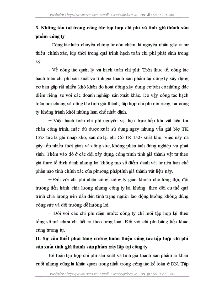 image for page Hoàn thiện kế toán chi phí sản xuất và tính giá thành sản phẩm xây lắp tại Công ty xây dựng cấp thoát nước và hạ tầng kỹ thuật