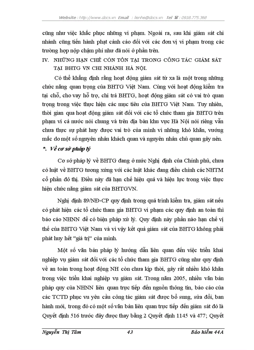 image for page Phương hướng hoàn thiện công tác giám sát từ xa của BHTG VN chi nhánh khu vực Hà Nội