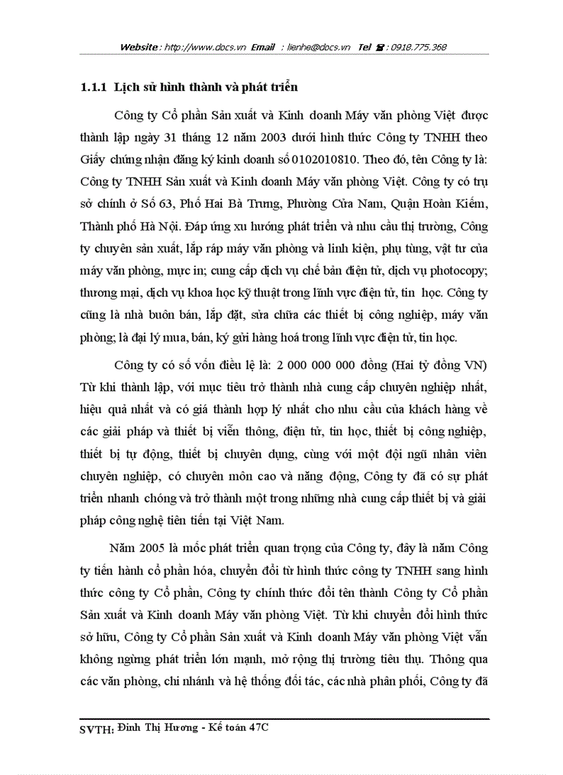 image for page Hoàn thiện kế toán tiêu thụ và kết quả tiêu thụ tại công ty cổ phần sản xuất và kinh doanh máy văn phòng việt