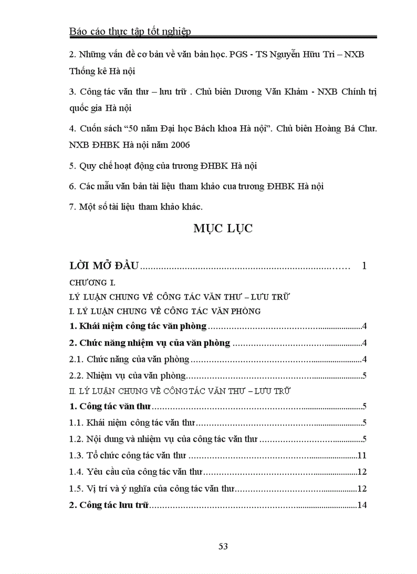 image for page Hoàn thiện công tác Văn thư lưu trữ tại văn phòng Trường ĐHBK Hà Nội