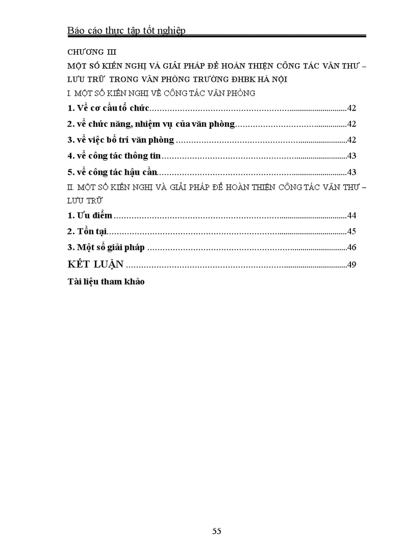 image for page Hoàn thiện công tác Văn thư lưu trữ tại văn phòng Trường ĐHBK Hà Nội