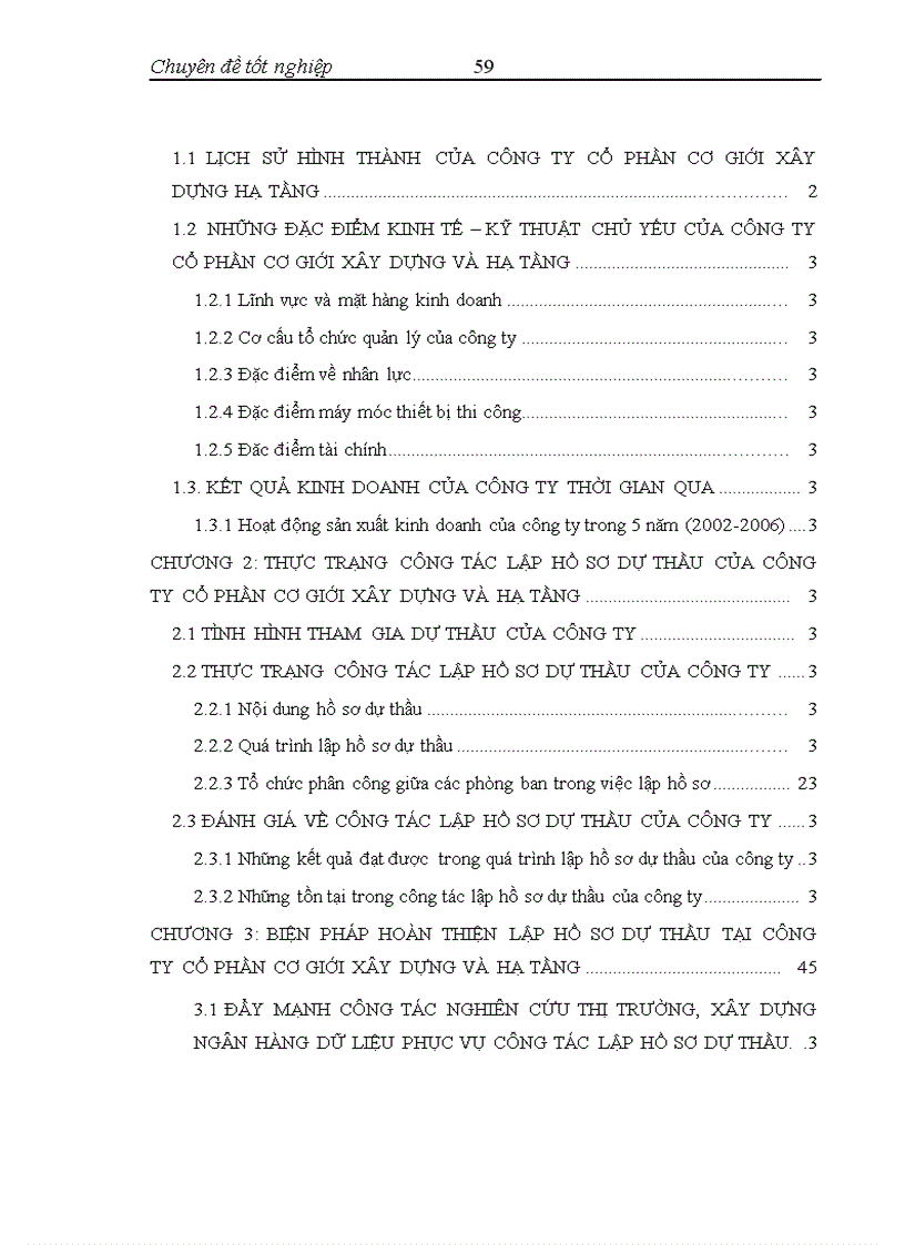 image for page Lập hồ sơ dự thầu ở Công ty Cổ phần Cơ giới Xây dựng và Hạ tầng