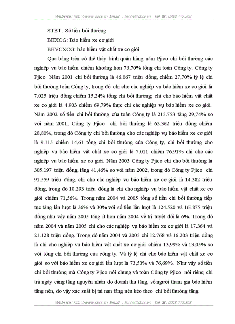image for page Công tác giám định bồi thường trong nghiệp vụ bảo hiểm vật chất xe cơ giới tại Công ty cổ phần Bảo hiểm Petrolimex