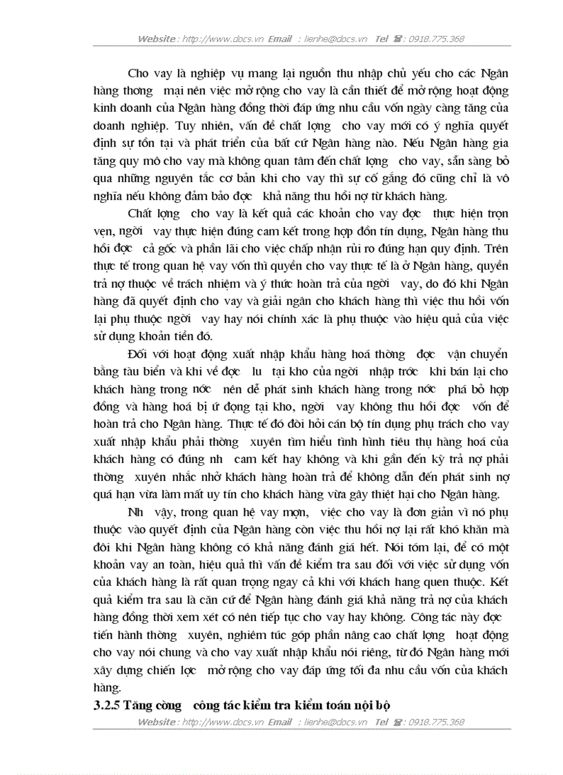 image for page Giải pháp nâng cao hiệu quả cho vay xuất nhập khẩu tại Ngân hàng nông nghiệp và Phát triển nông thôn thành phố Hà Nội