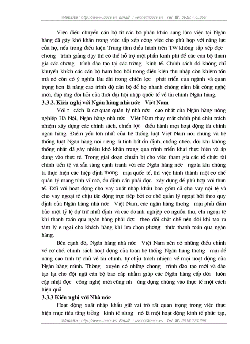 image for page Giải pháp nâng cao hiệu quả cho vay xuất nhập khẩu tại Ngân hàng nông nghiệp và Phát triển nông thôn thành phố Hà Nội