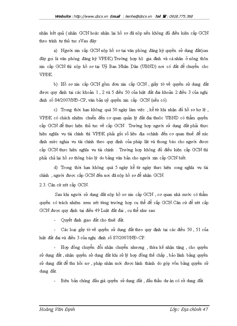 image for page Quy trình cấp giấy chứng nhận quyền sử dụng đất