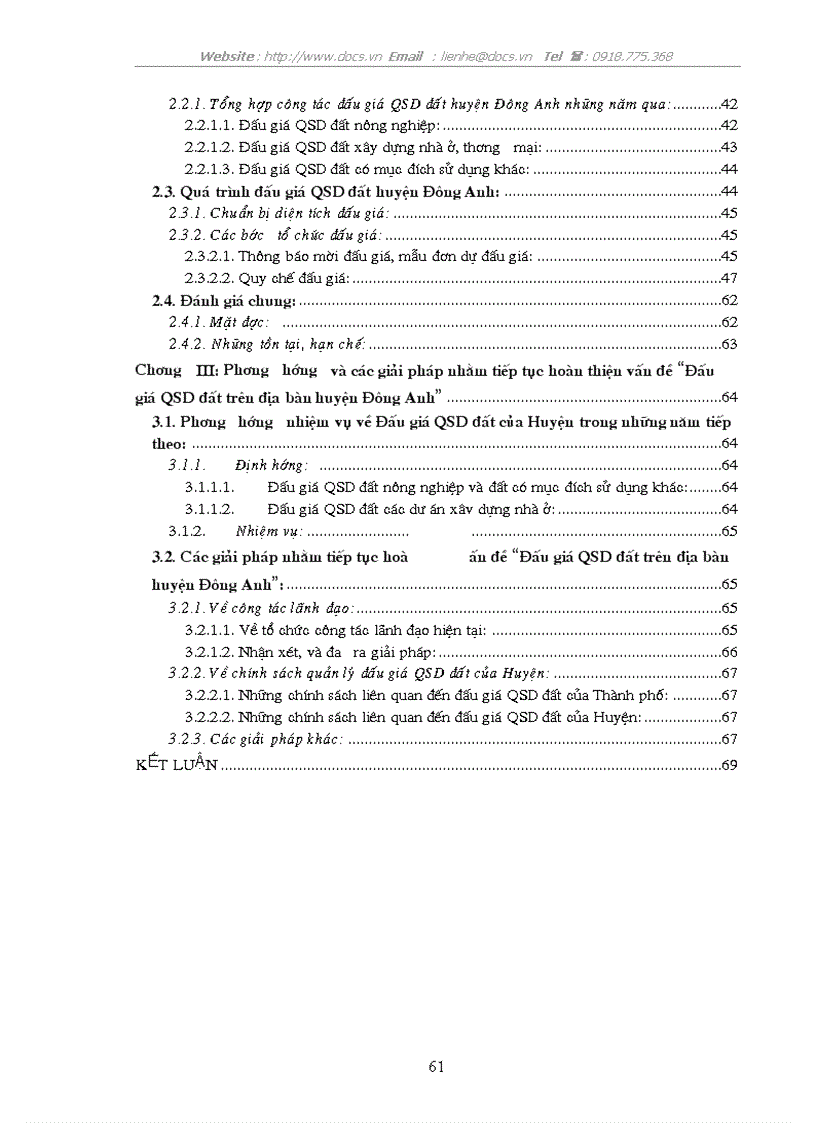 image for page Đấu giá QSD đất trên địa bàn huyện Đông Anh